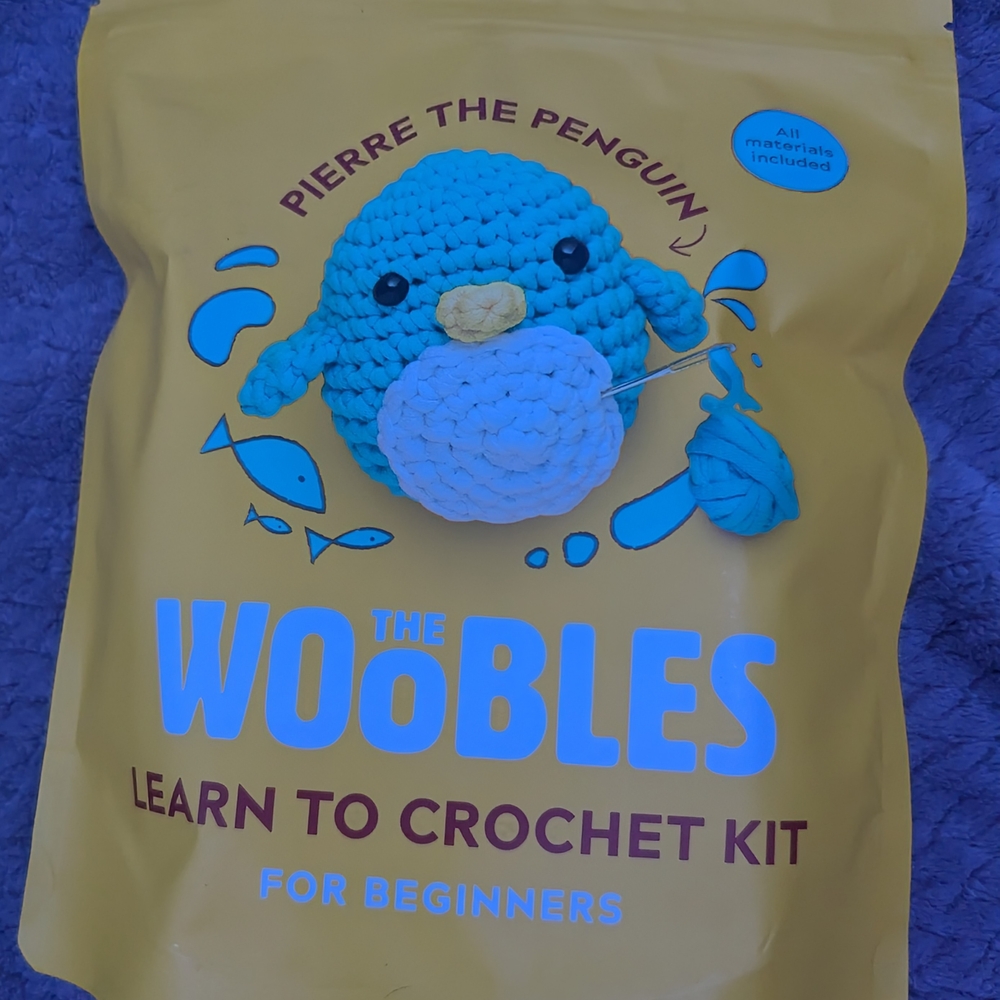 Pierre the Penguin Crochet Kit - Blue